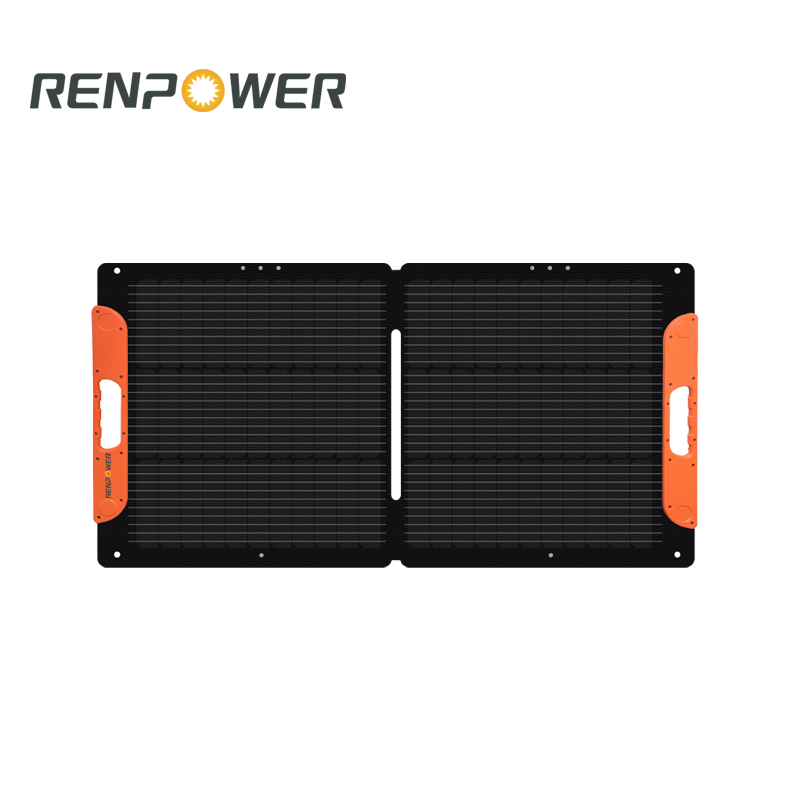 Clante solar portátil e dobrável de 100W